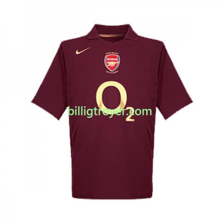 Billige Fotballdrakter Arsenal Retro Hjemmedraktsett 2005 Kortermet